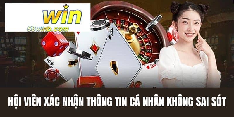 Xác nhận thông tin cá nhân không có sai sót